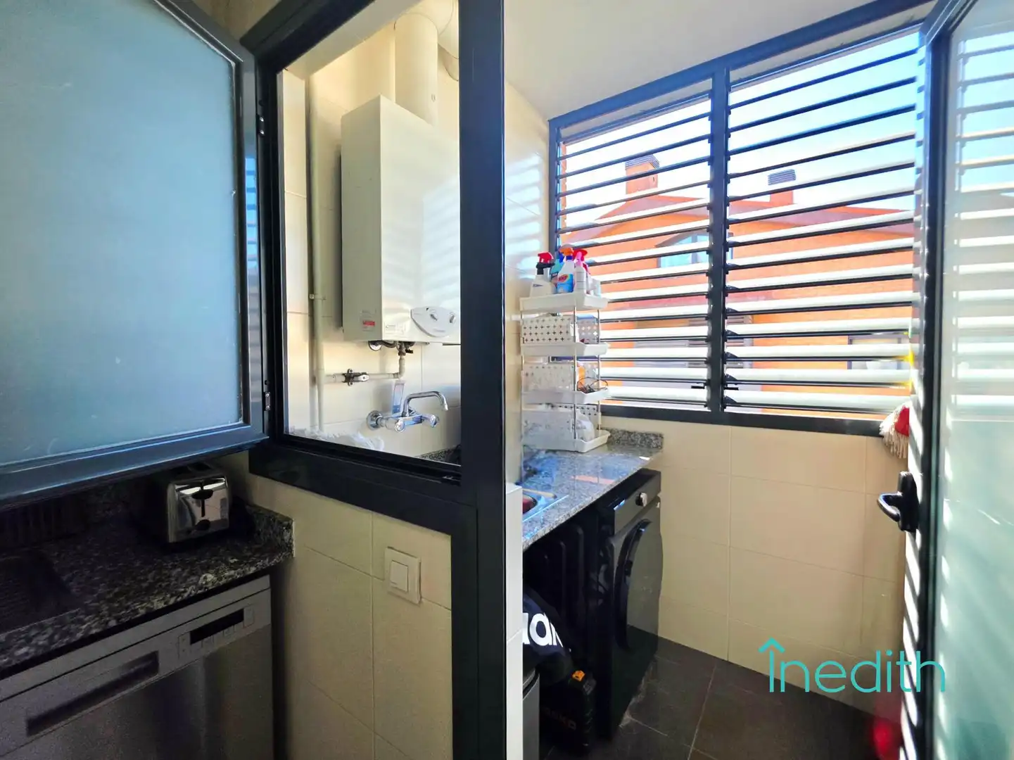 Kitchen of Flat for sale in Castelldefels  with Air Conditioner, Heating and Private garden