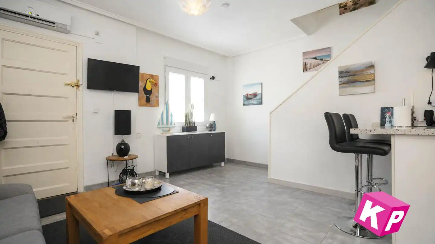 Sala de estar de Casa o chalet en venta en Santa Pola con Aire acondicionado, Terraza y Amueblado