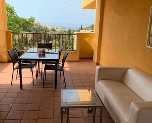 Terrace of Flat to rent in Marbella  with Air Conditioner and Swimming Pool