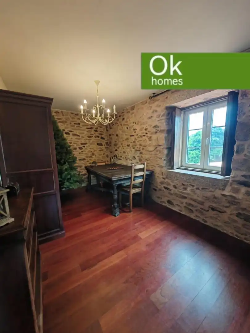 Esszimmer von Country house zum Verkauf in Sobrado (A Coruña) mit Heizung, Privatgarten und Parkett
