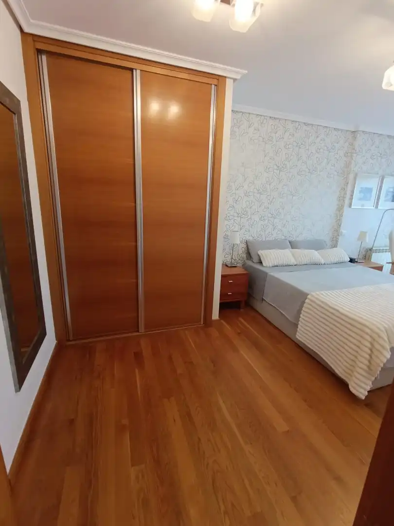 Bedroom of Flat for rent in Santander  with Heating, Storage room and Furnished