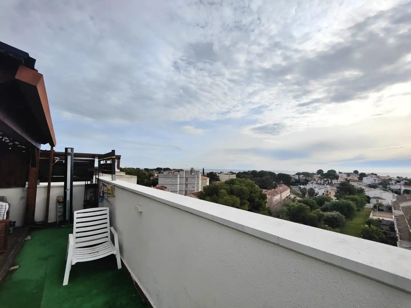 Balcony of Attic for sale in El Vendrell  with Air Conditioner, Heating and Private garden