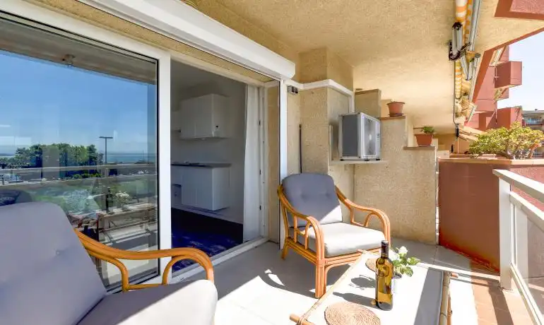 Terraza de Apartamento en venta en Roses con Aire acondicionado, Calefacción y Parquet