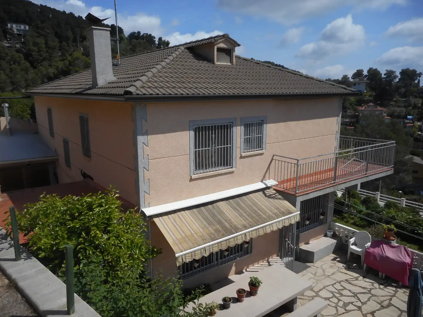 Vista exterior de Casa o xalet en venda en Olesa de Bonesvalls amb Calefacció, Jardí privat i Terrassa