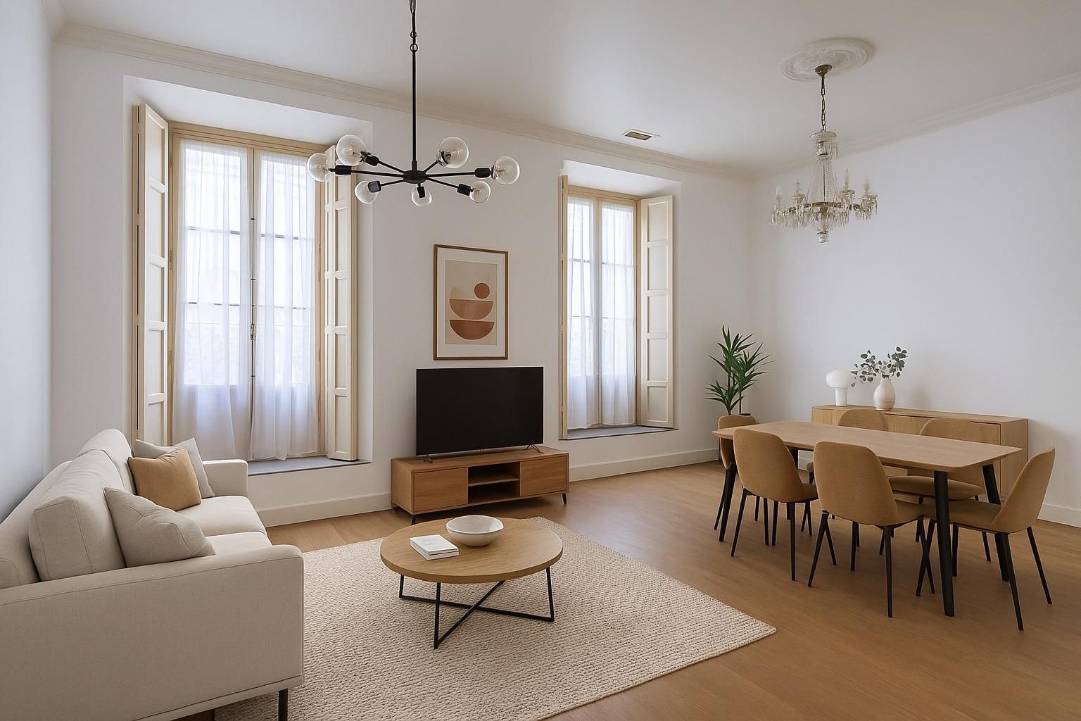 Living room of Planta baja for sale in  Sevilla Capital  with Air Conditioner, Heating and Terrace