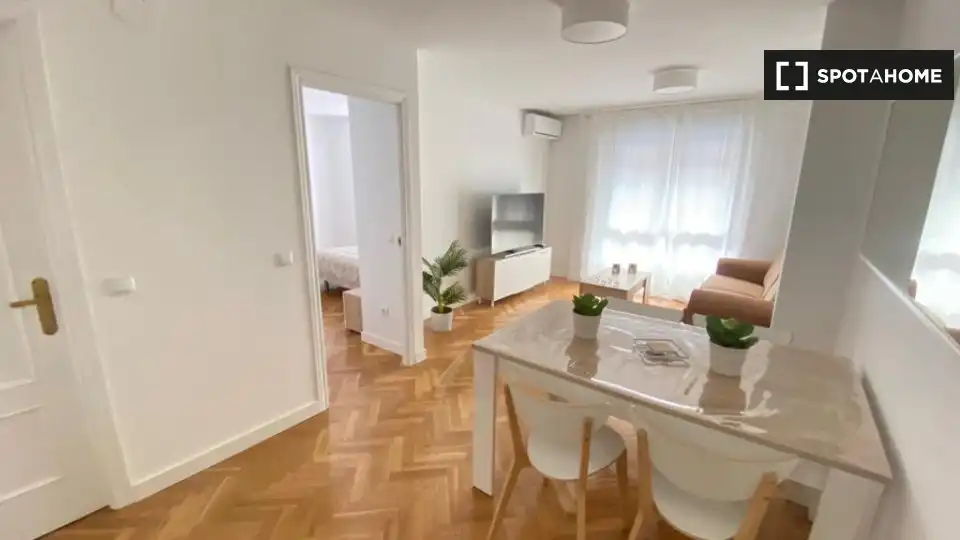 Wohnzimmer von Wohnung zur Miete in Las Rozas de Madrid mit Klimaanlage, Heizung und Möbliert