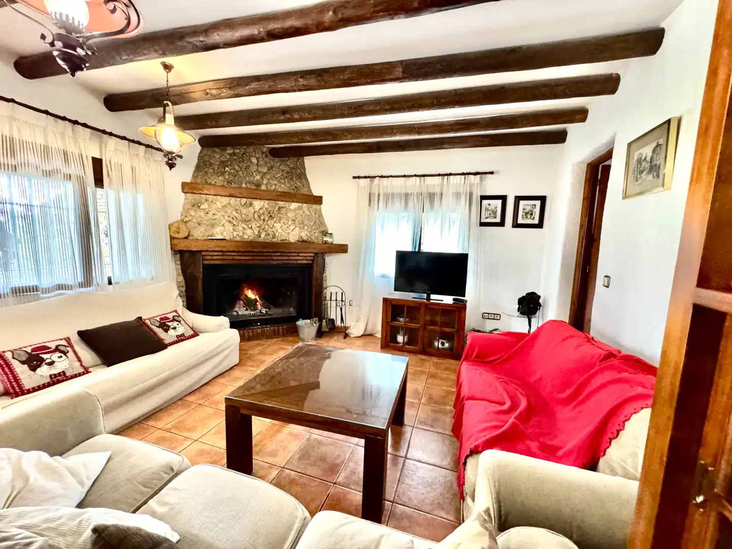 Living room of Houses for sale in Alpujarra de la Sierra  with Heating, Private garden and Terrace