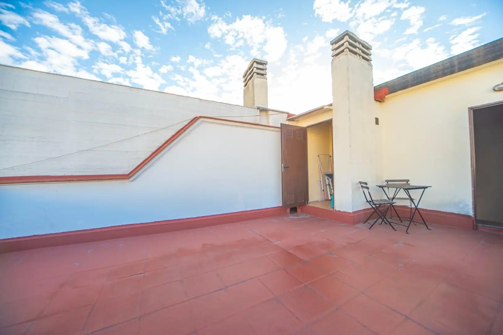 Terraza de Estudio de alquiler en Madrid con Aire acondicionado, Calefacción y Parquet