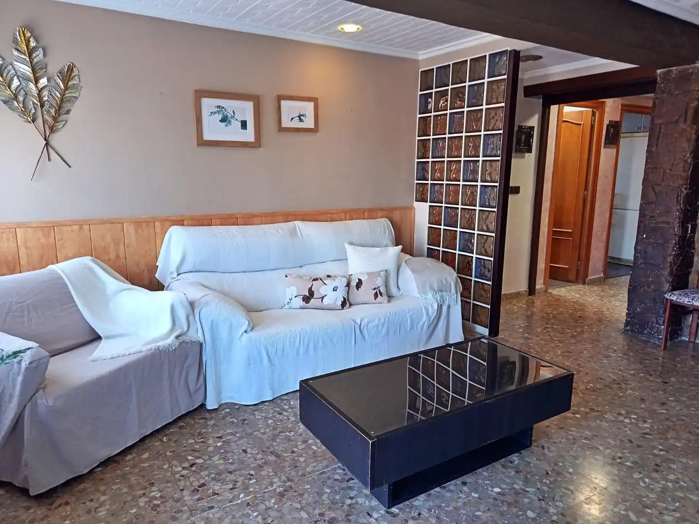 Sala d'estar de Pis de lloguer en Valencia amb Aire condicionat, Calefacció i Balcó