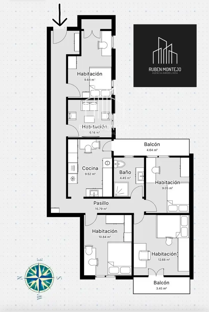 Flat for rent in Salamanca  with Heating, Terrace and Furnished