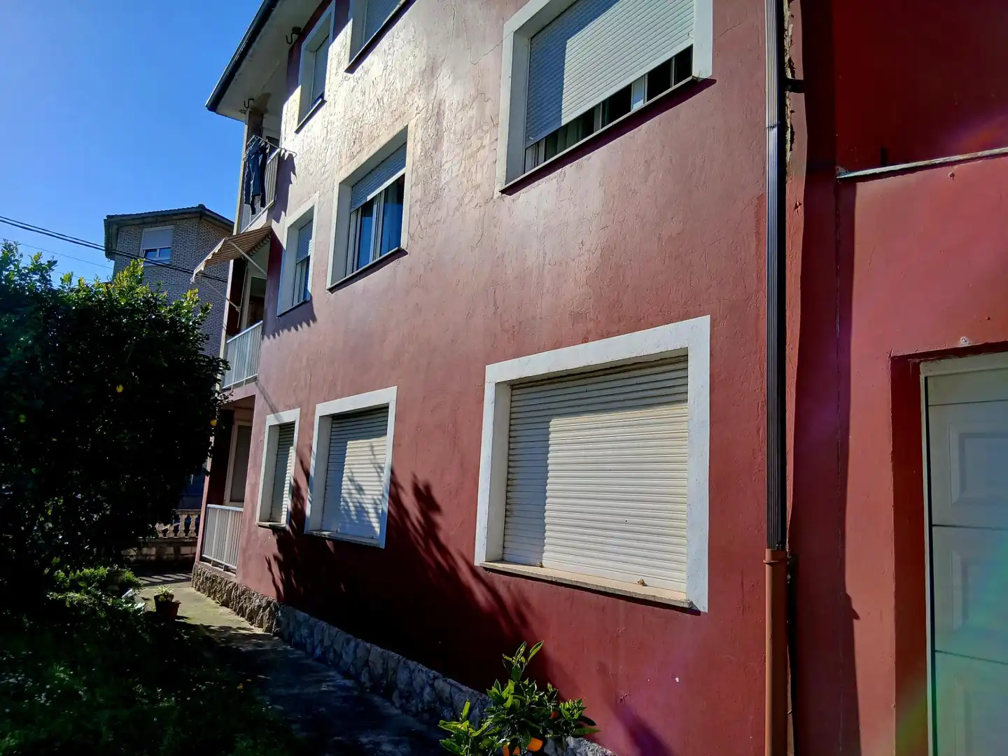 Exterior view of Flat for sale in Santa María de Cayón  with Heating, Private garden and Furnished