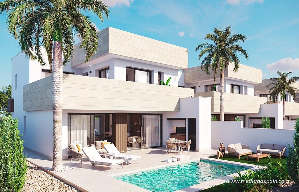 Vista exterior de Casa o chalet en venta en San Javier con Terraza