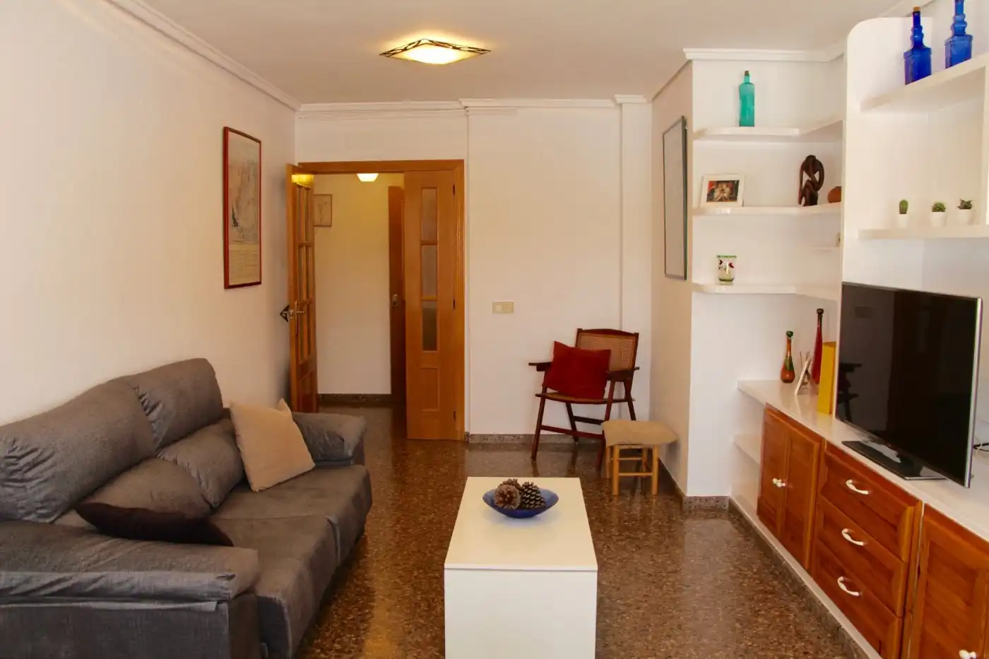 Sala d'estar de Apartament de lloguer en Alfara del Patriarca amb Aire condicionat, Calefacció i Terrassa