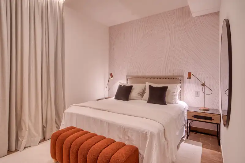 Dormitori de Apartament en venda en Marbella amb Aire condicionat, Calefacció i Jardí privat