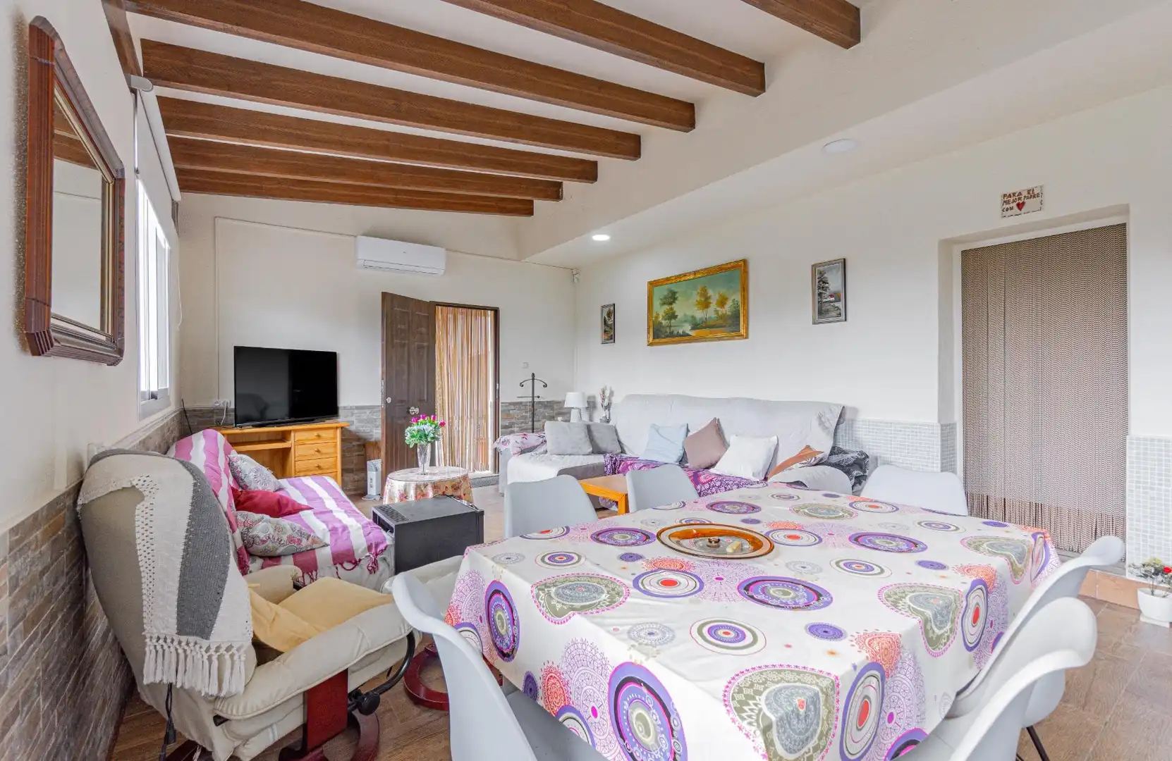 Sala de estar de Casa o chalet en venta en Son Servera con Aire acondicionado, Calefacción y Jardín privado
