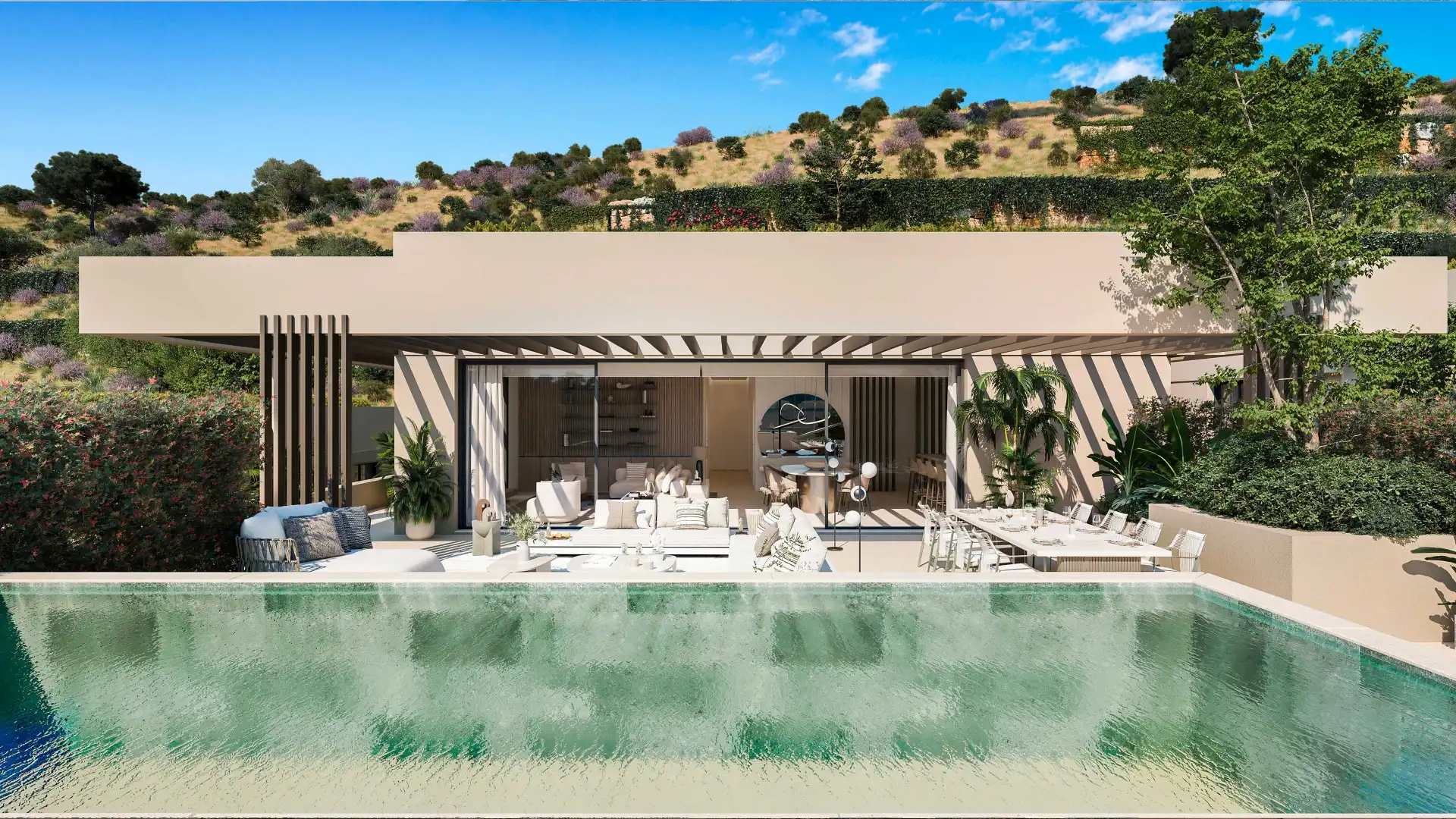 House with pool for sale in Benahavís pueblo