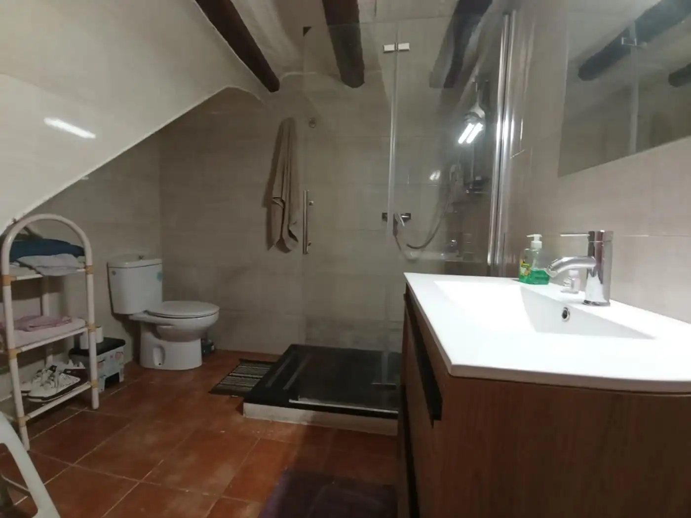 Badezimmer von Haus oder Chalet zum Verkauf in Vandellòs i l'Hospitalet de l'Infant mit Klimaanlage, Terrasse und Abstellraum