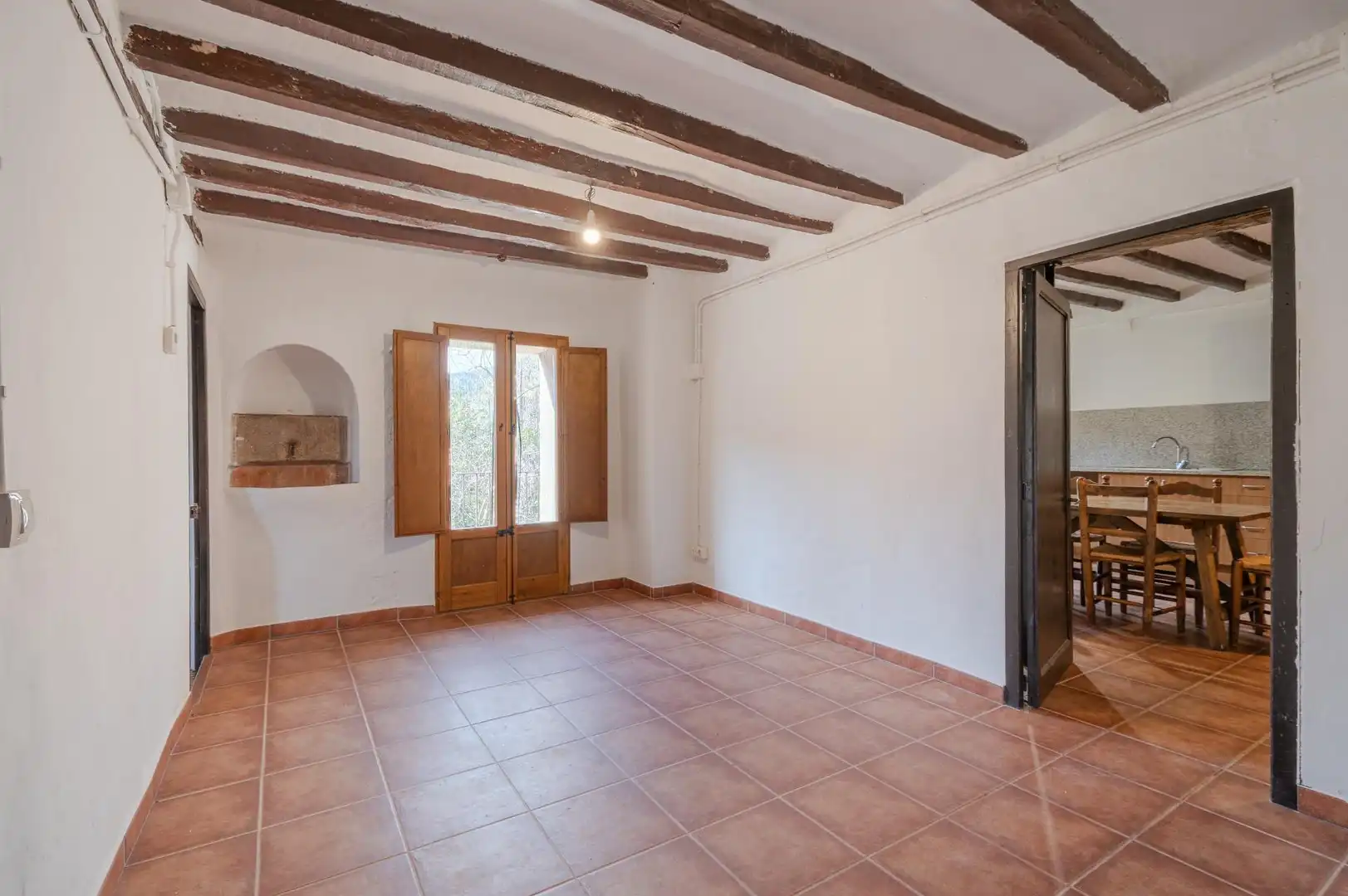 Piso de alquiler en La Vall de Bianya con Calefacción, Jardín privado y Terraza