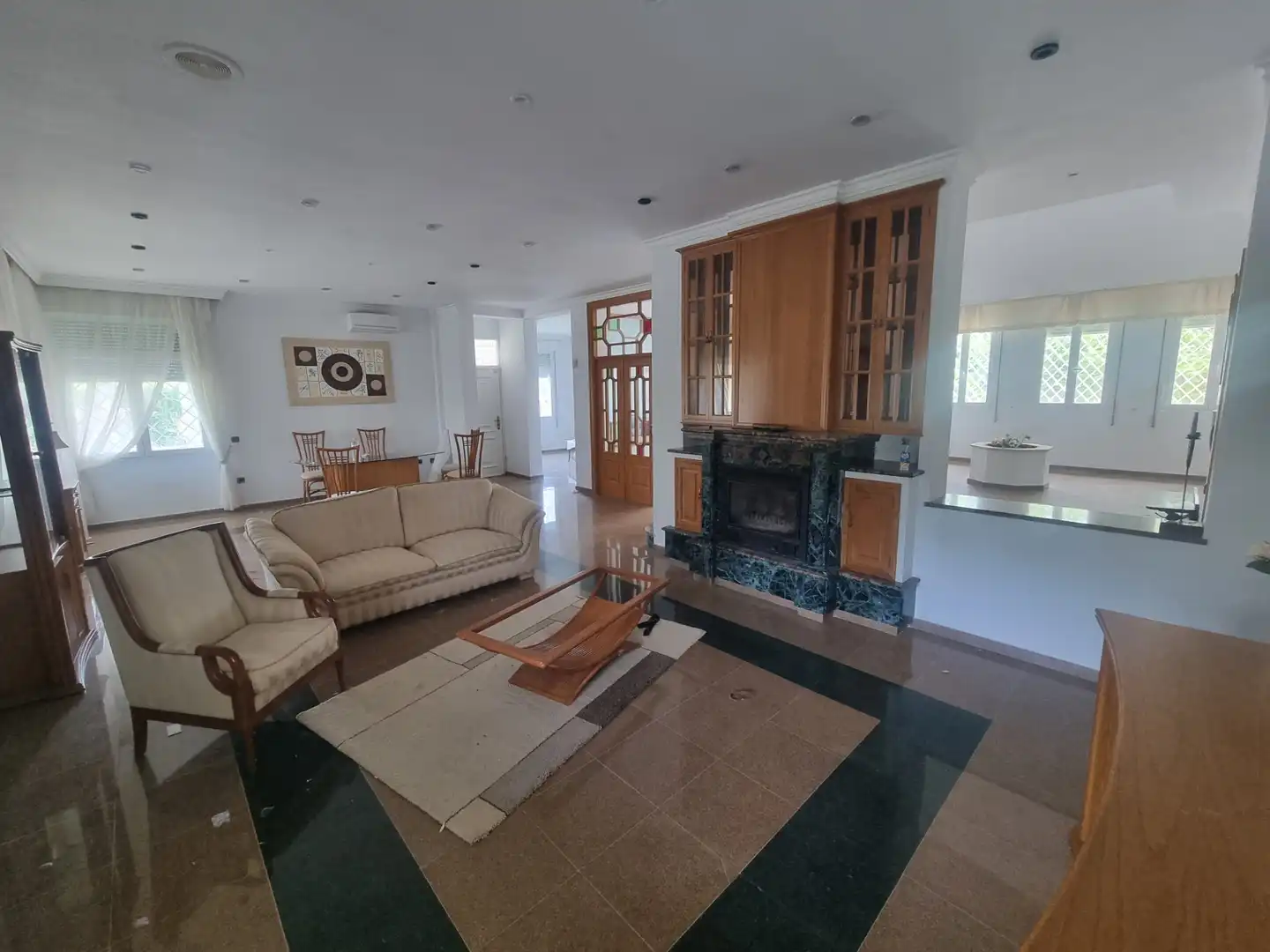 Sala de estar de Casa o chalet en venta en Aljaraque con Jardín privado, Terraza y Trastero