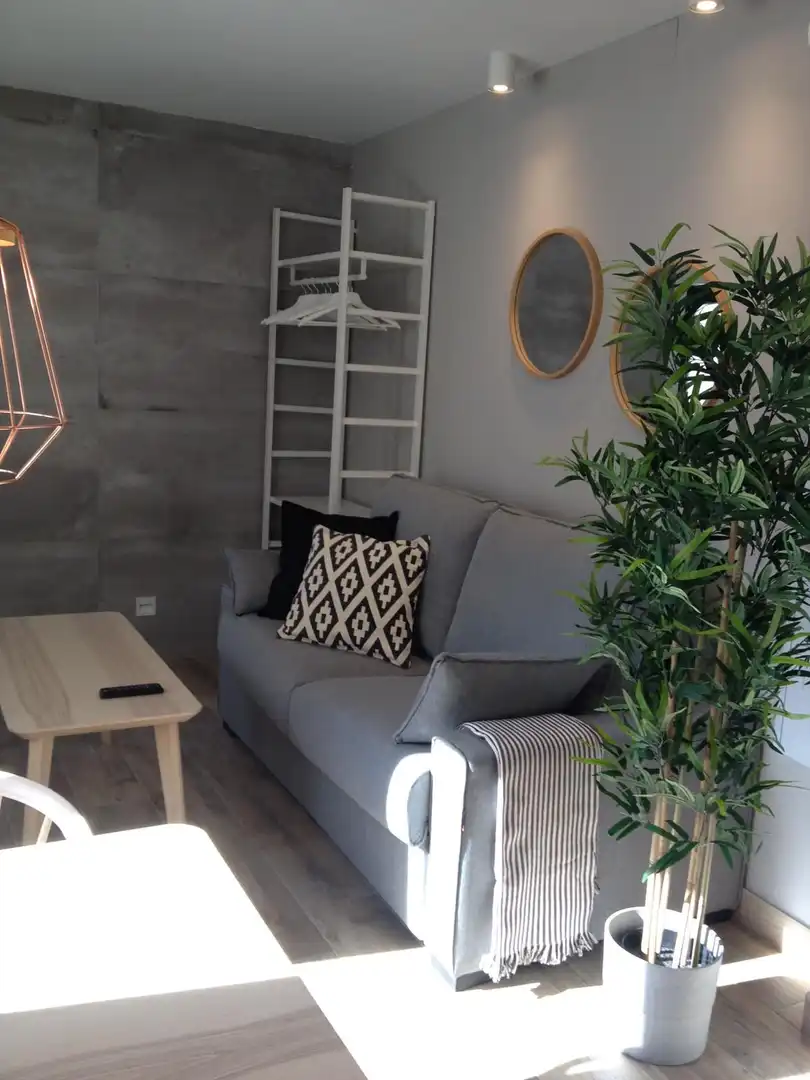 Living room of Apartments for rent in Granada  with Air Conditioner, Private garden and Furnished