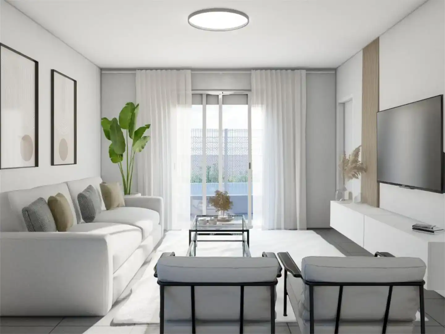 Wohnzimmer von Einfamilien-Reihenhaus zum Verkauf in Vera