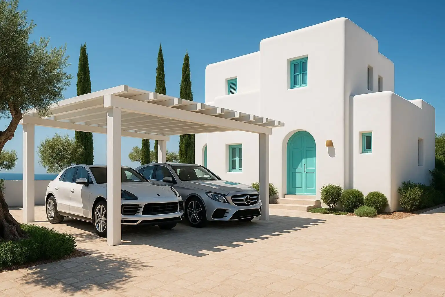 Parking of Houses for sale in Jávea / Xàbia  with Air Conditioner, Storage room and Swimming Pool