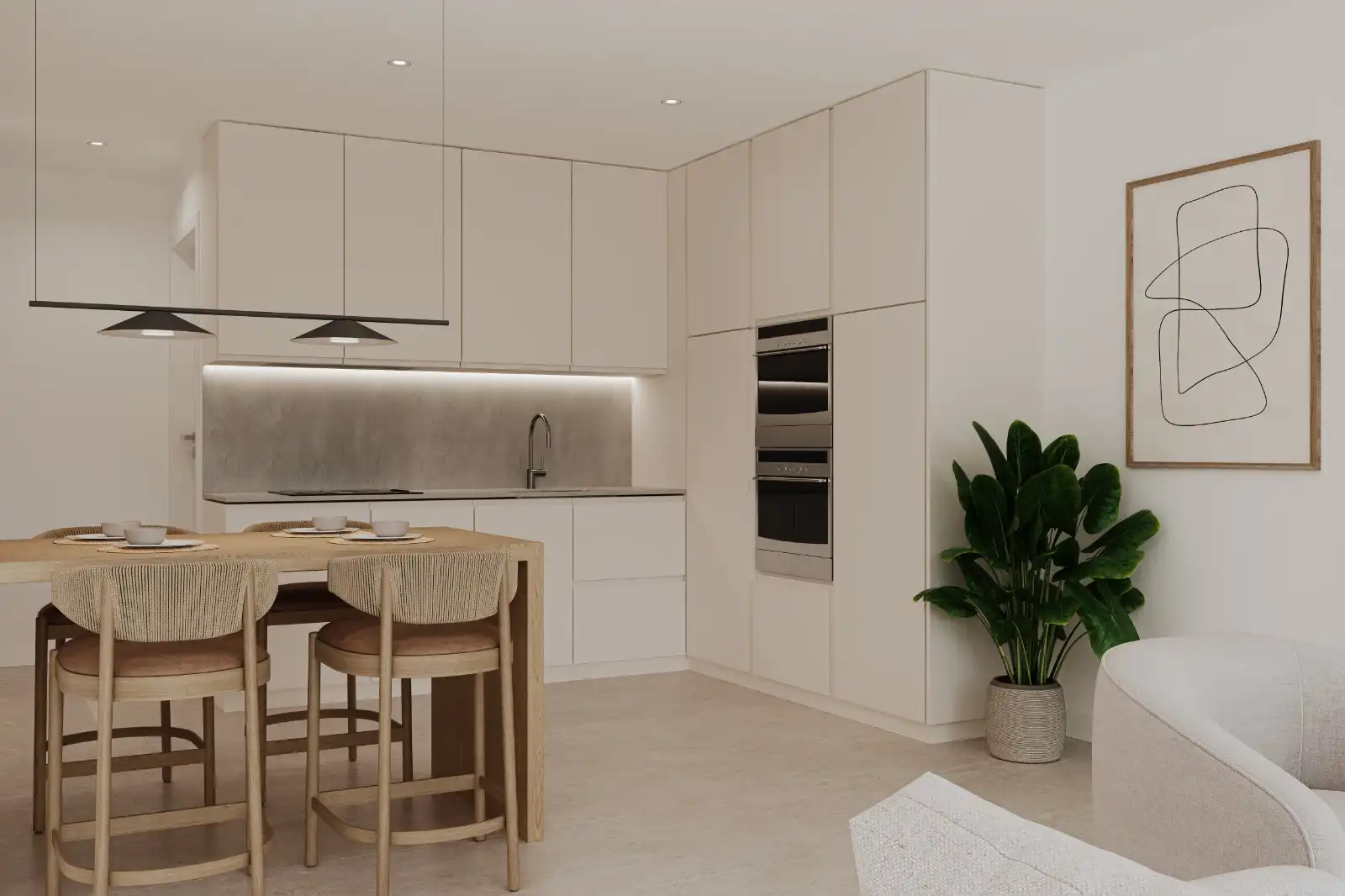 Cocina de Piso en venta en Alcoy / Alcoi con Aire acondicionado, Terraza y Trastero