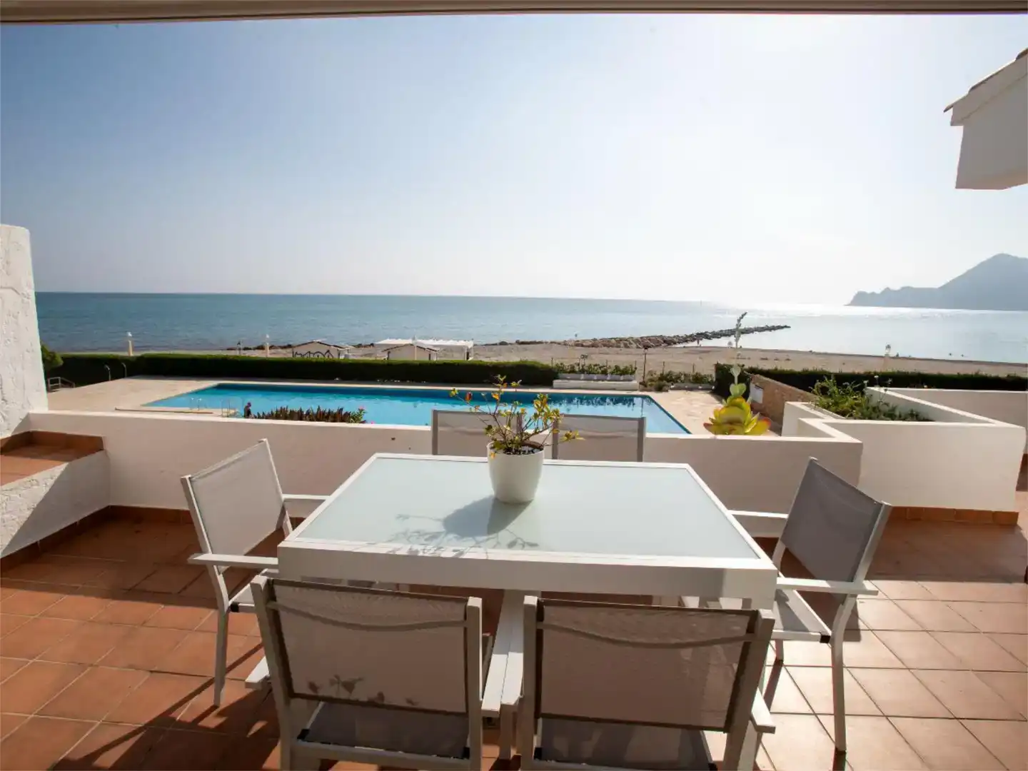 Terraza de Apartamento en venta en Altea con Aire acondicionado, Jardín privado y Piscina