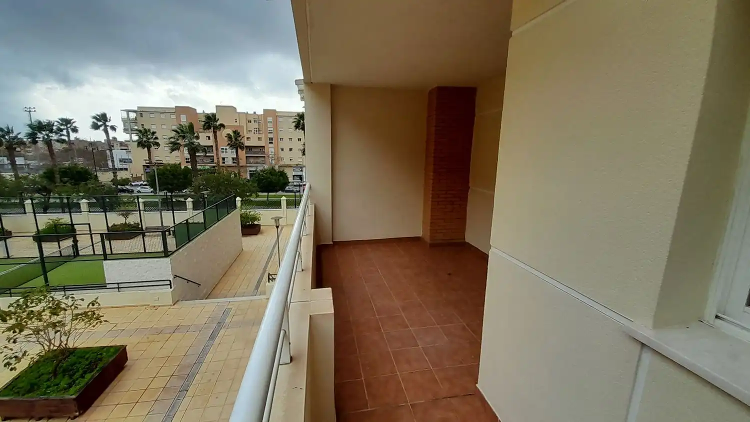 Terrasse von Wohnung zum Verkauf in Málaga mit Klimaanlage, Privatgarten und Terrasse