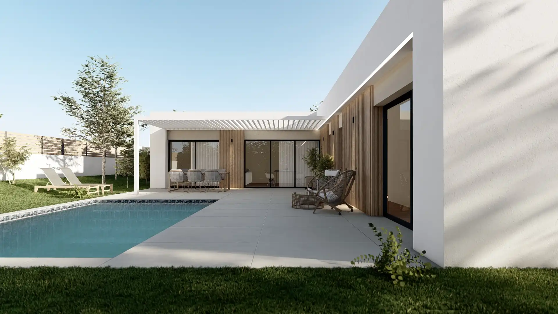 Exterior view of Houses for sale in Caldes de Malavella  with Air Conditioner, Private garden and Parquet flooring