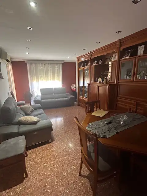 Wohnzimmer von Wohnung zum Verkauf in Corbera mit Abstellraum, Möbliert und Waschmaschine