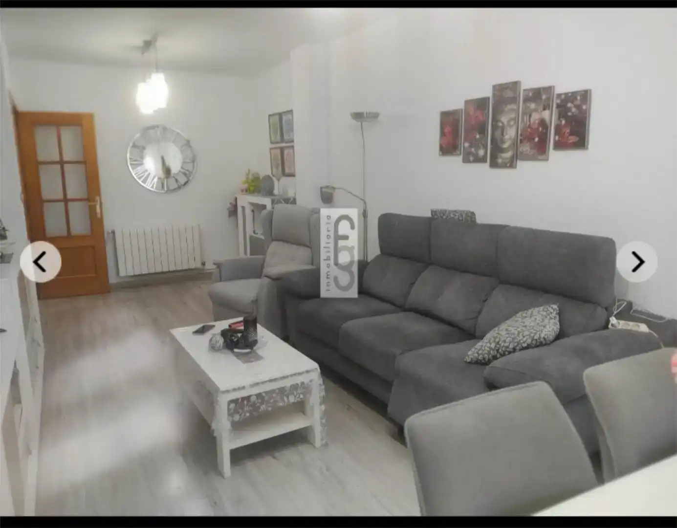 Living room of Flat for sale in Almansa  with Air Conditioner and Balcony