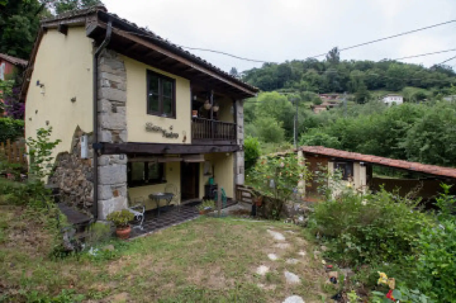 Vista exterior de Casa o chalet en venta en Cabranes con Calefacción, Jardín privado y Terraza