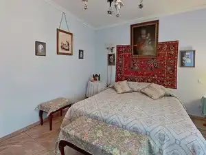 Bedroom of Houses for sale in El Escorial  with Heating, Private garden and Parquet flooring