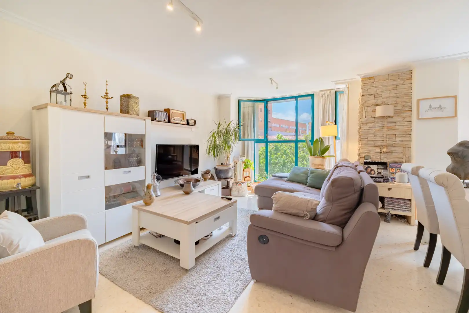 Sala de estar de Piso en venta en Valencia con Aire acondicionado, Calefacción y Horno