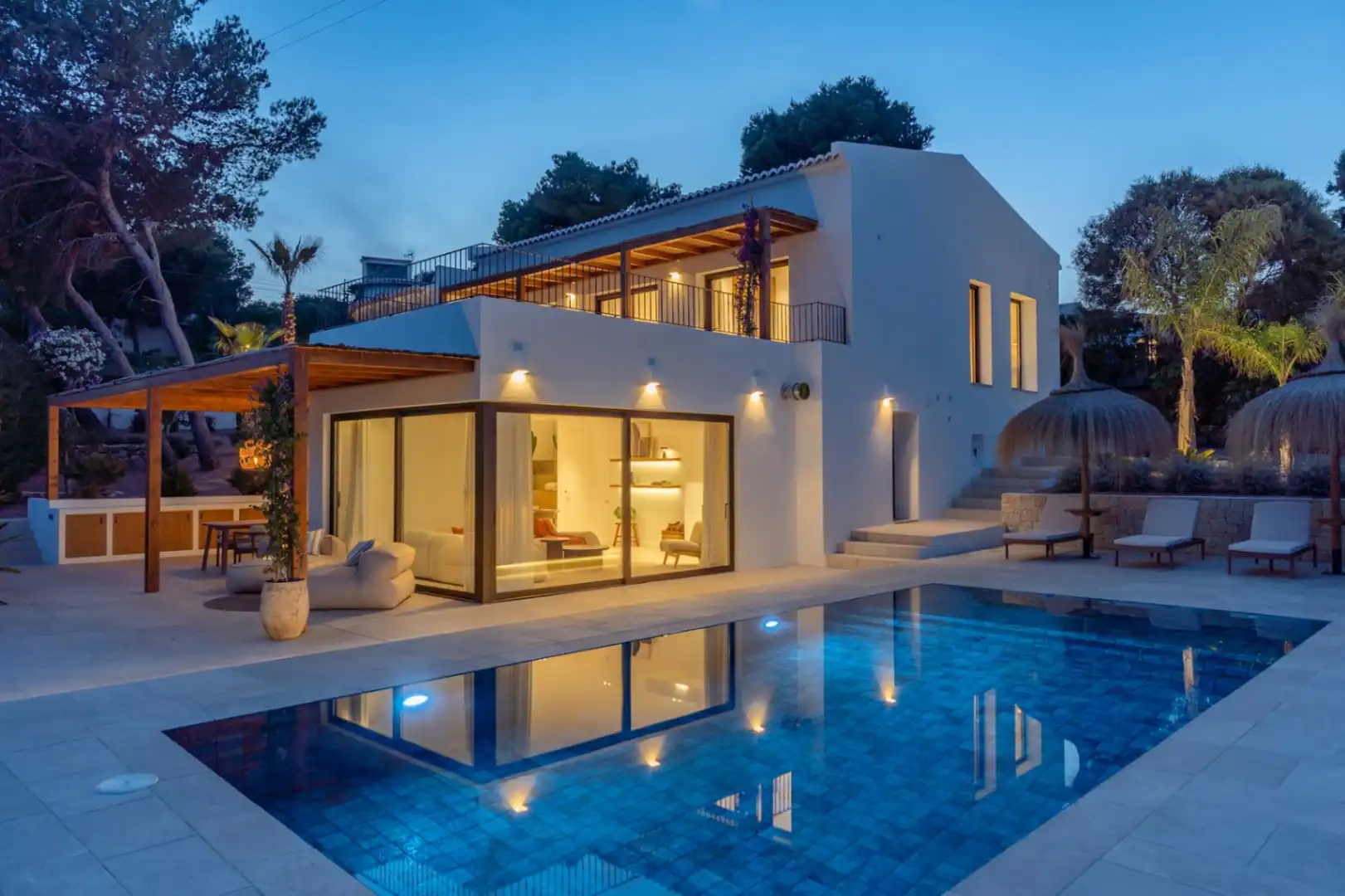 Piscina de Casa o xalet en venda en Jávea / Xàbia amb Aire condicionat, Calefacció i Jardí privat