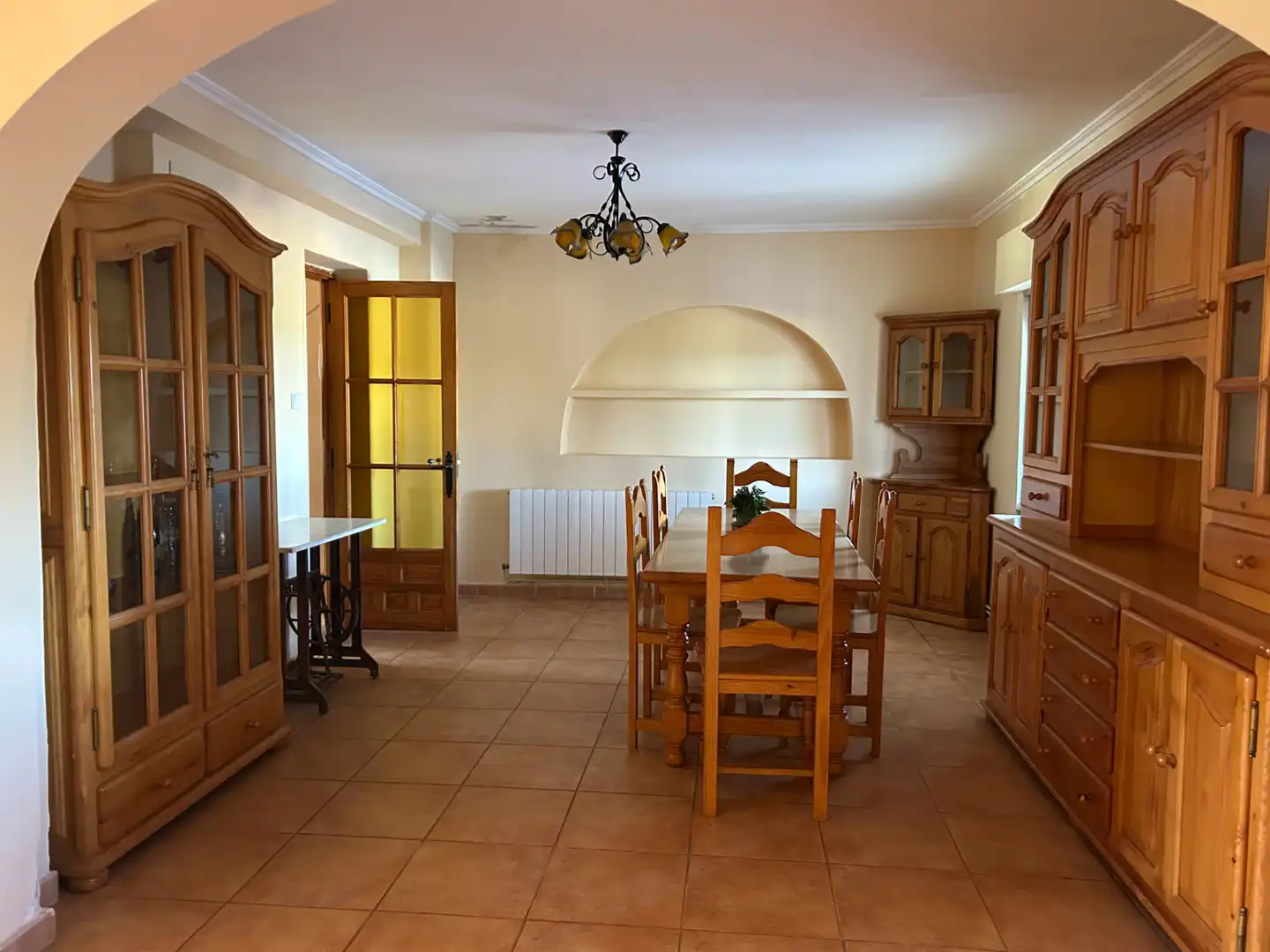 Comedor de Finca rústica en venta en Navas del Rey con Calefacción, Jardín privado y Terraza