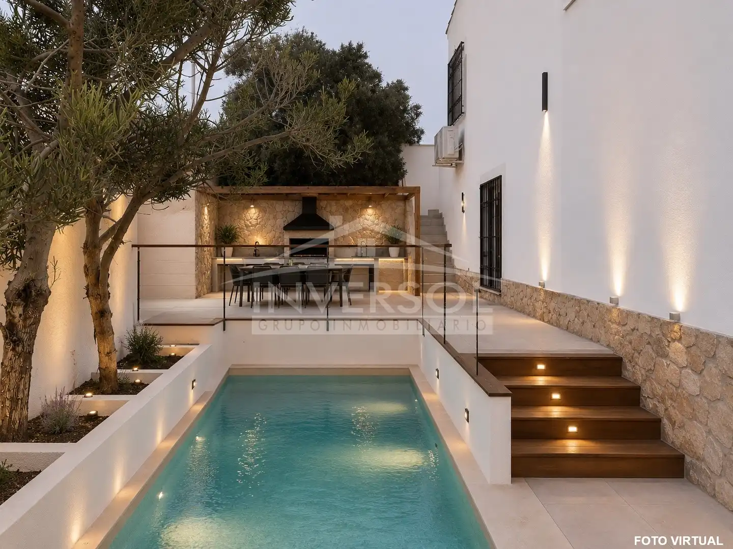 Terraza de Casa o chalet en venta en El Ejido con Aire acondicionado, Calefacción y Jardín privado