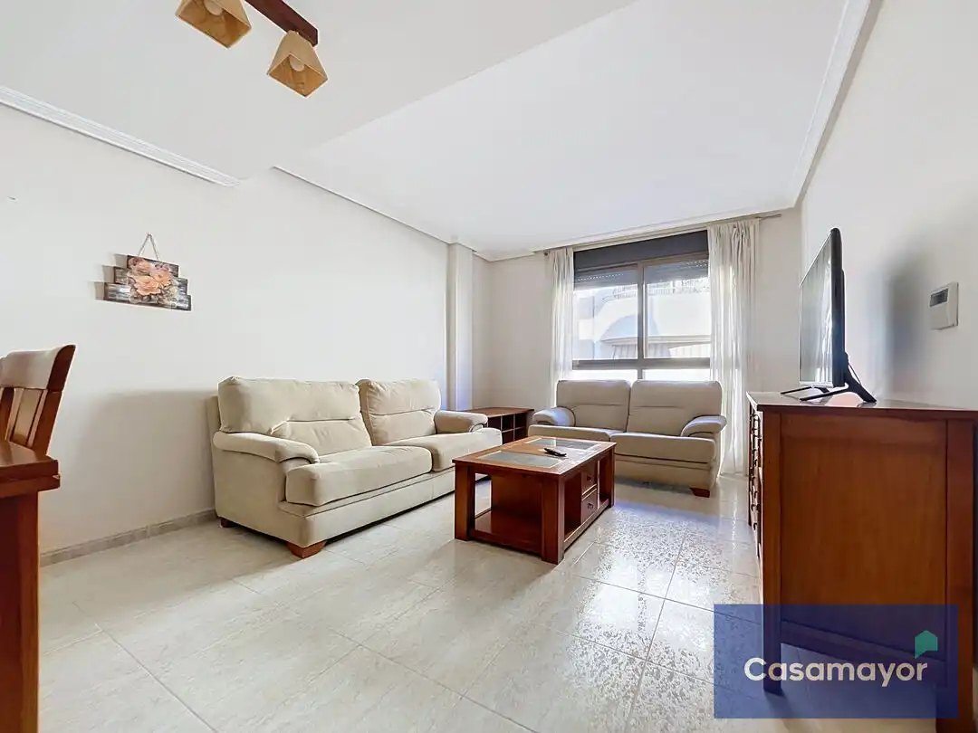 Sala d'estar de Dúplex de lloguer en Alicante / Alacant amb Aire condicionat, Calefacció i Forn