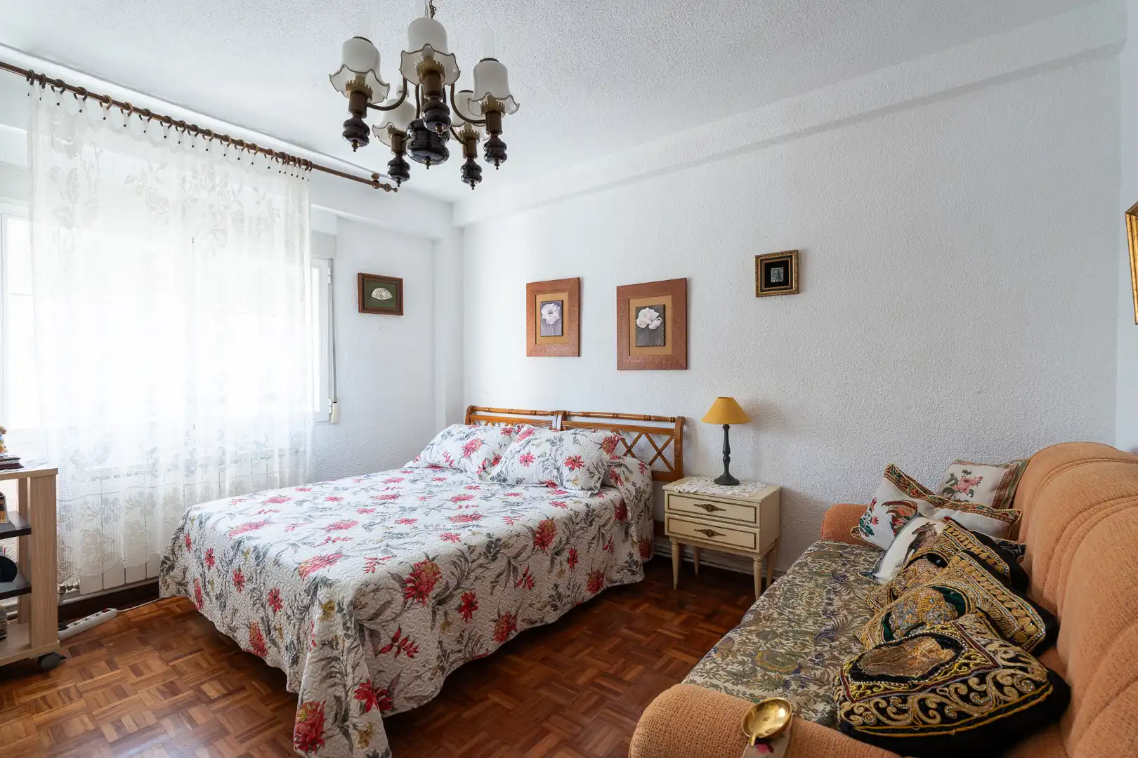 Bedroom of Flat for sale in Madrid  with Heating, Private garden and Terrace