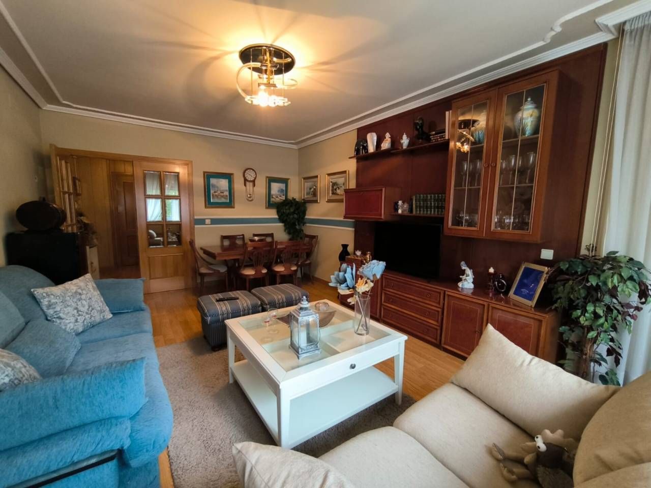 Living room of Flat for sale in  Albacete Capital  with Heating, Storage room and Balcony