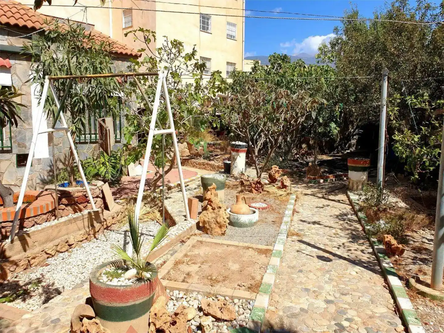 Garden of Flat for sale in El Ejido  with Air Conditioner, Private garden and Storage room