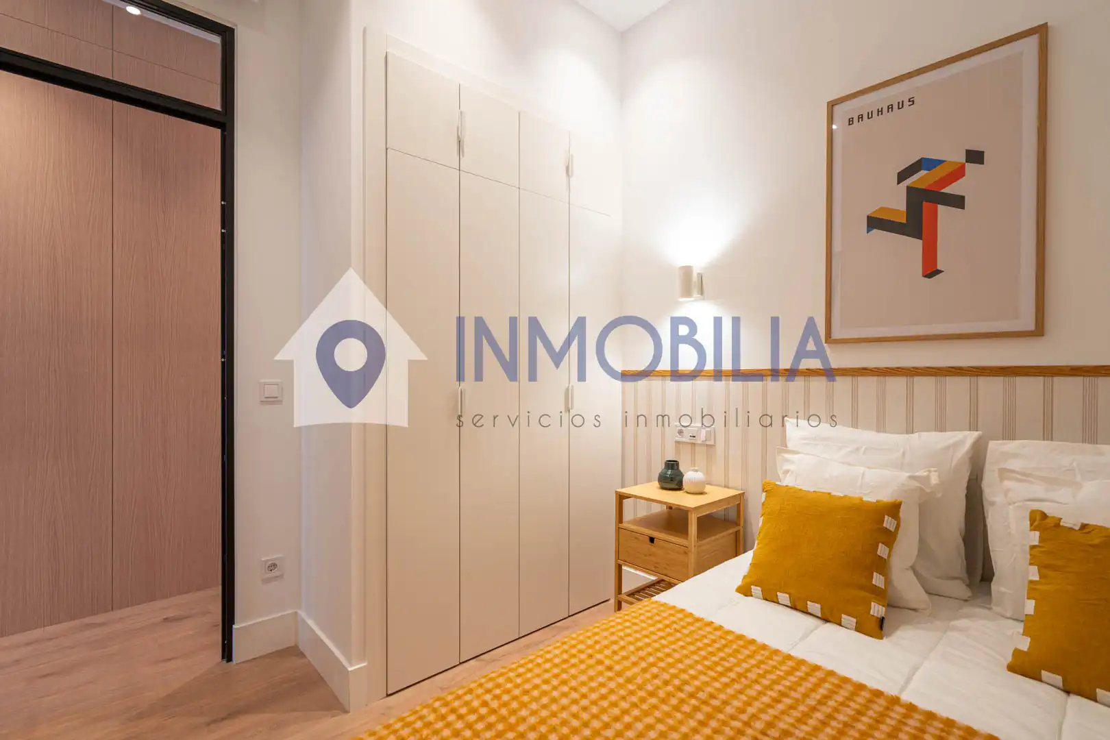 Schlafzimmer von Wohnung zum Verkauf in Madrid mit Klimaanlage, Heizung und Terrasse