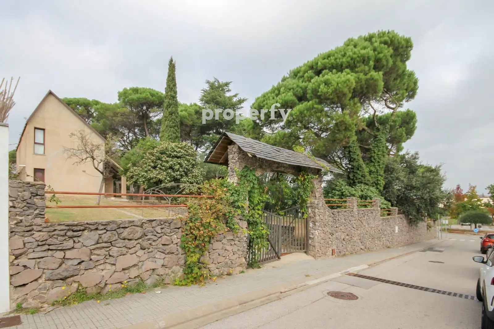 Exterior view of Houses for sale in Caldes de Malavella  with Heating, Private garden and Parquet flooring