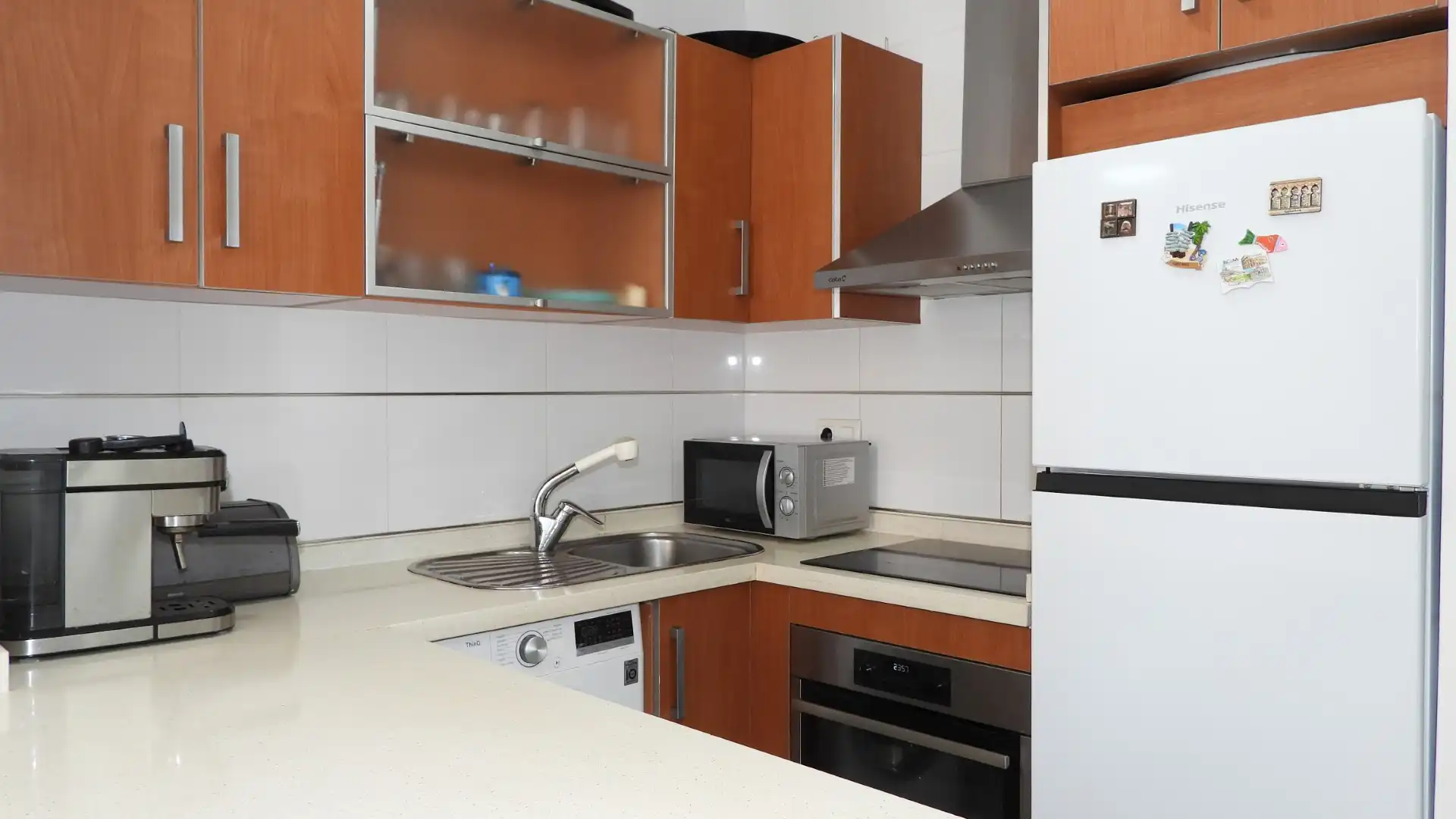 Cuina de Apartament en venda en La Manga del Mar Menor amb Aire condicionat, Calefacció i Terrassa