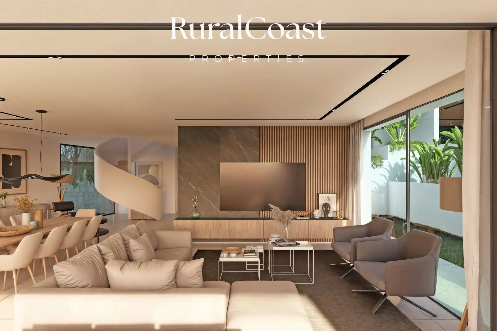 Living room of Houses for sale in Bolulla  with Terrace and Swimming Pool