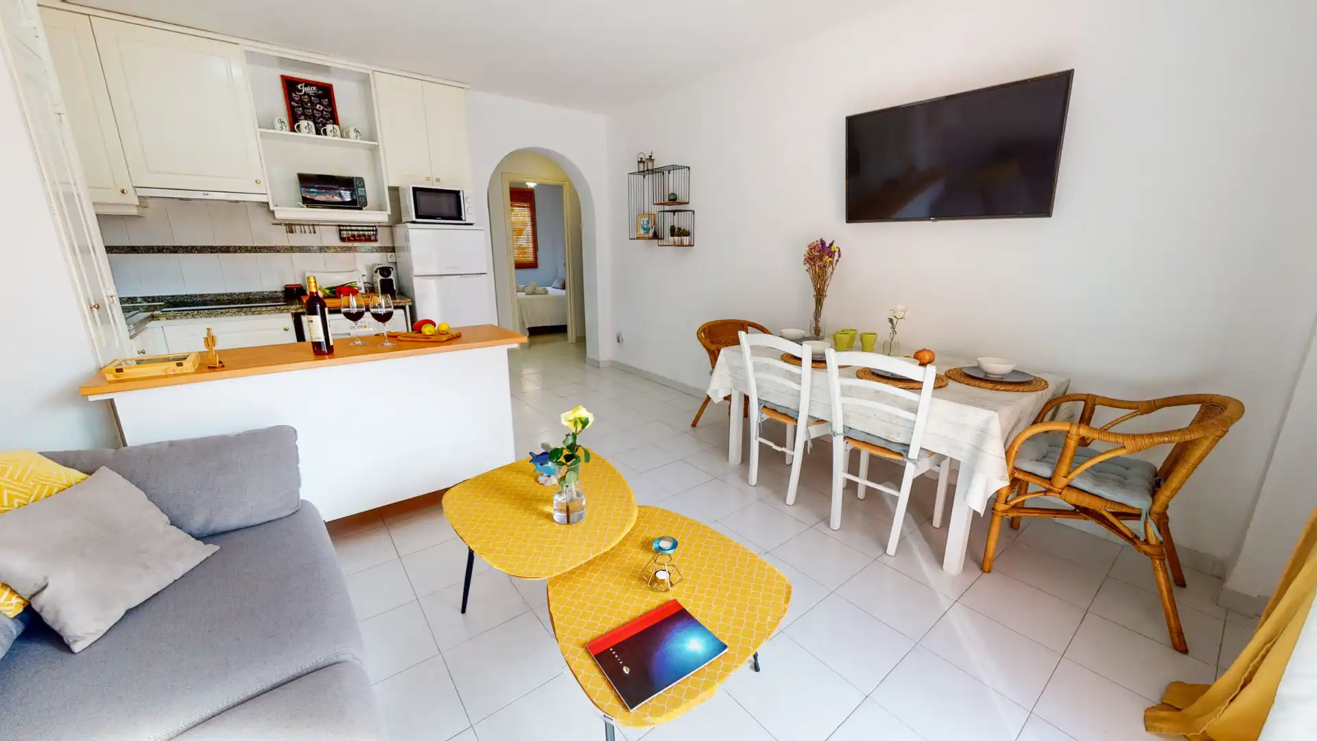 Living room of Apartments for rent in Dénia  with Air Conditioner, Heating and Terrace