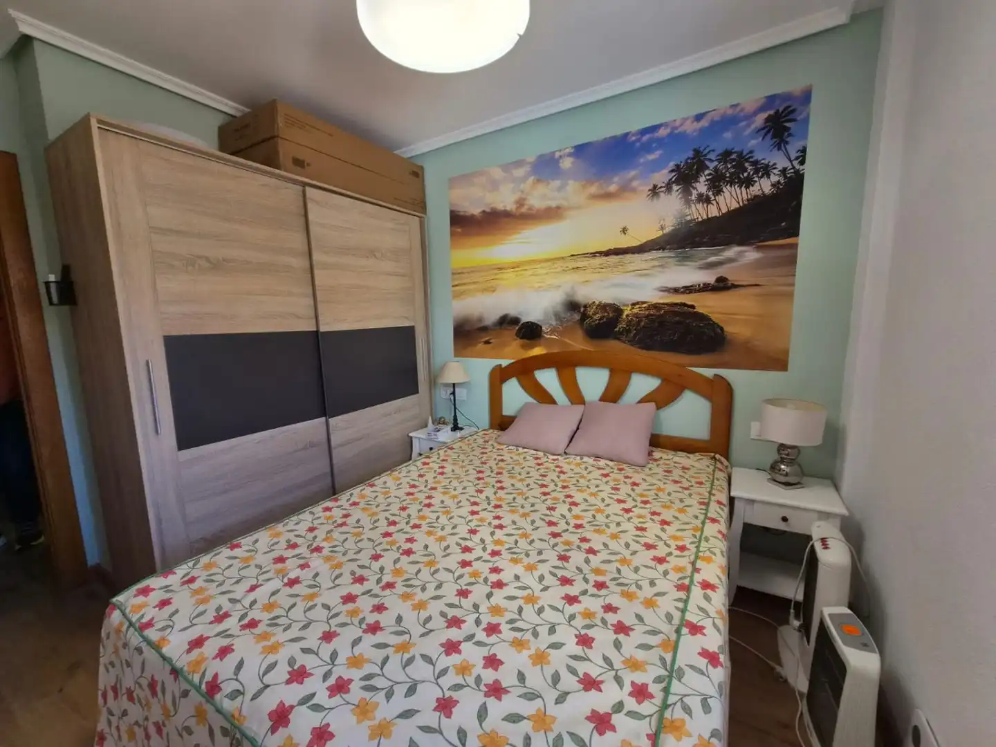 Schlafzimmer von Wohnung zur Miete in Águilas mit Klimaanlage und Balkon