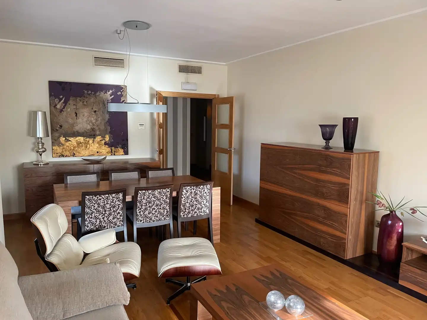 Menjador de Casa o xalet en venda en Orihuela amb Aire condicionat, Jardí privat i Parquet