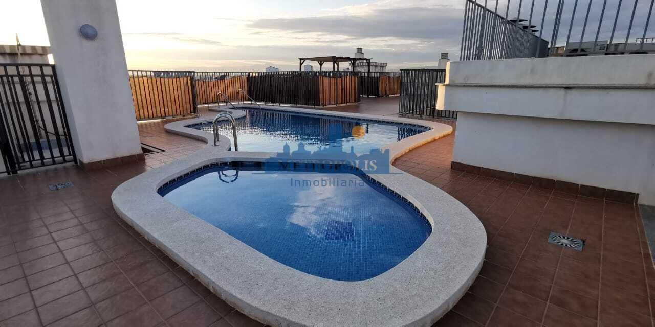 Swimming pool of Flat for sale in Burriana / Borriana  with Air Conditioner, Terrace and Furnished